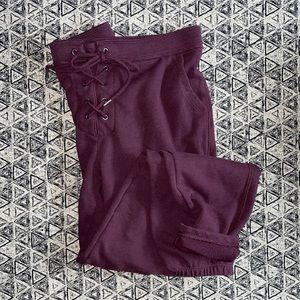 NWOT aerie lace up joggers